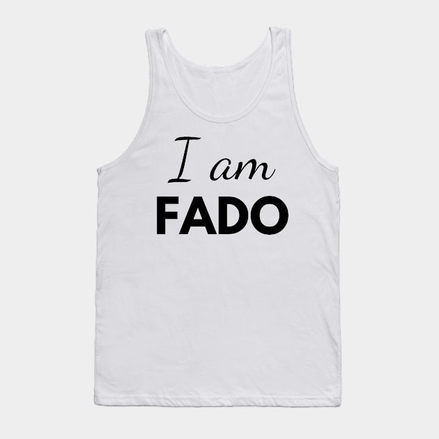 I am Fado Tank Top by Luso Store